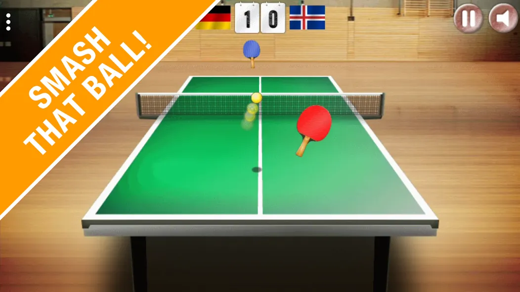 Table Tennis 3D Ping Pong Game [MOD: безлимитные монеты и все ракетки открыты] — Скачать бесплатно (APK) — скриншот 1