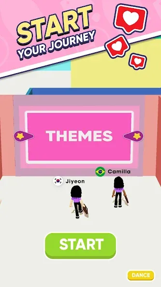 Скачать Famous Fashion - Dress Up Game [MOD: безлимитные деньги и всё открыто] на телефон — скриншот 2