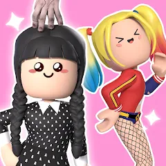Скачать Famous Fashion - Dress Up Game [MOD: безлимитные деньги и всё открыто] на телефон