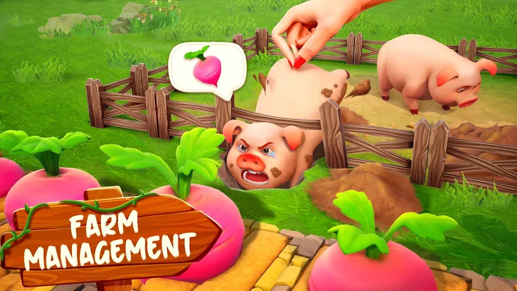 Family Farm Adventure [MOD: безлимитные деньги и ресурсы] на Андроид — скриншот 4