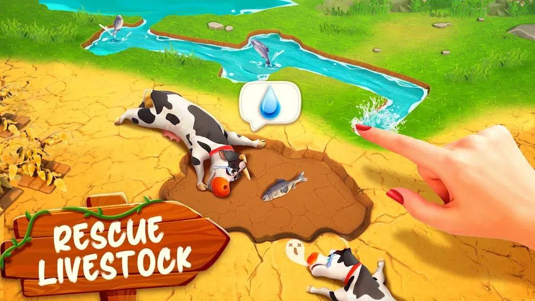 Family Farm Adventure [MOD: безлимитные деньги и ресурсы] на Андроид — скриншот 5