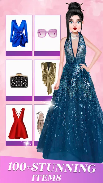 Fashion Show: Dress up Games [MOD: безлимитные деньги и все наряды] (Бесплатно / APK) — скриншот 1
