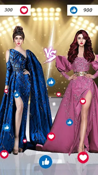 Fashion Show: Dress up Games [MOD: безлимитные деньги и все наряды] (Бесплатно / APK) — скриншот 4