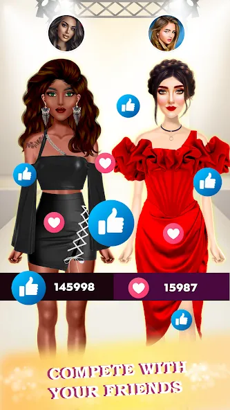Super Stylist: Dress Up Games [MOD: безлимитные деньги и все наряды открыты] — Скачать бесплатно (APK) — скриншот 2