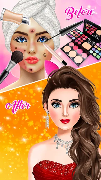 Скачать Super Stylist-Fashion Games [MOD: безлимитные деньги и все наряды] — скриншот 2