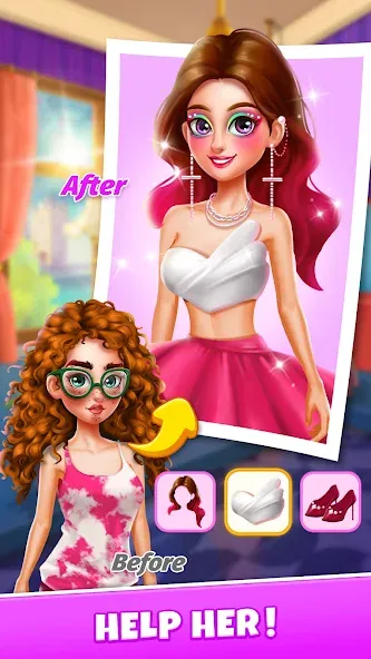 Fashion Nova: Merge & Stylist [MOD: безлимитные деньги и энергия] на Андроид — скриншот 1
