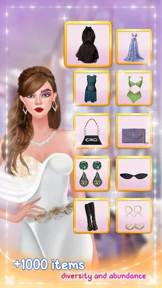 Fashion Stylist: Dress Up Game [MOD: безлимитные деньги и всё открыто] последняя версия — скриншот 1