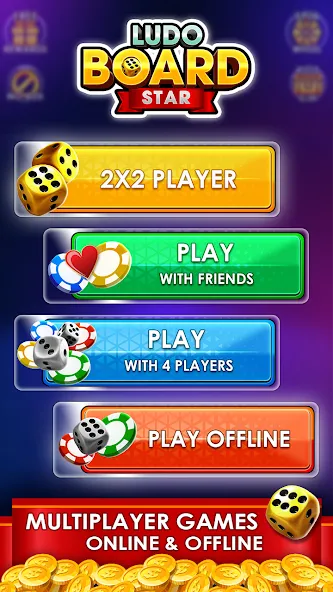 Скачать Ludo Online Multiplayer [MOD: много игроков и быстрые победы] на телефон — скриншот 1