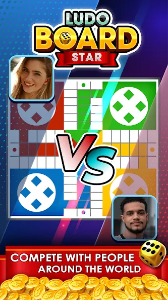 Скачать Ludo Online Multiplayer [MOD: много игроков и быстрые победы] на телефон — скриншот 2