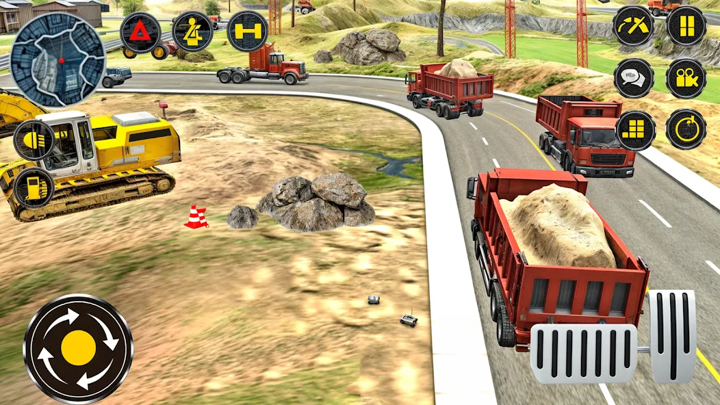 Скачать взлом Heavy Excavator Simulator PRO [MOD: безлимитные деньги и топливо] — скриншот 1