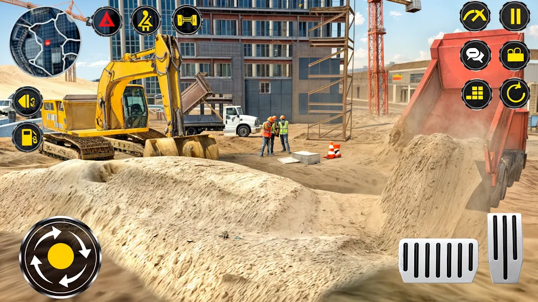 Скачать взлом Heavy Excavator Simulator PRO [MOD: безлимитные деньги и топливо] — скриншот 4