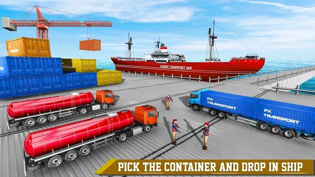 Cargo Transport Truck Driving [MOD: безлимитные деньги и топливо] (Бесплатно / APK) — скриншот 4