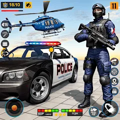 Скачать US Police Shooting Crime City [MOD: безлимитные деньги и оружие]