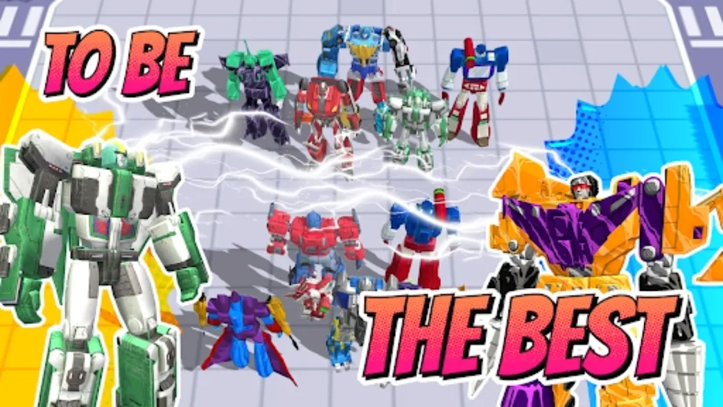 Скачать Superhero Robot Monster Battle [MOD: безлимитные деньги и мощные роботы] на телефон — скриншот 2