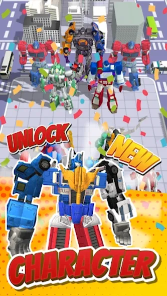 Скачать Superhero Robot Monster Battle [MOD: безлимитные деньги и мощные роботы] на телефон — скриншот 4