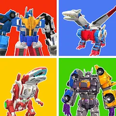 Скачать Superhero Robot Monster Battle [MOD: безлимитные деньги и мощные роботы] на телефон