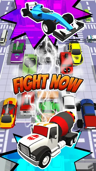 Скачать взлом Superhero Car Merge Battle [MOD: много денег и все машины] — скриншот 5