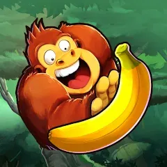 Banana Kong [MOD: безлимитные бананы и открыты все уровни] на Андроид