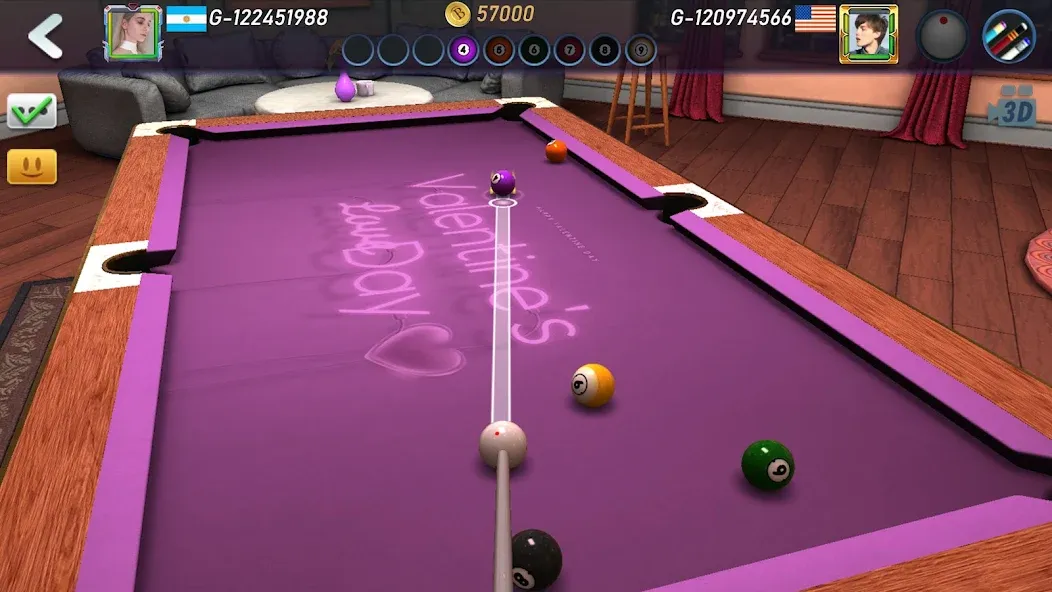 Скачать Real Pool 3D 2 [MOD: безлимитные деньги и все кии] — скриншот 4
