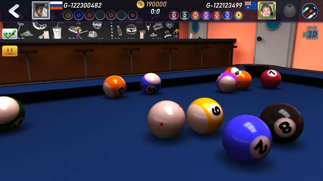 Скачать Real Pool 3D 2 [MOD: безлимитные деньги и все кии] — скриншот 5