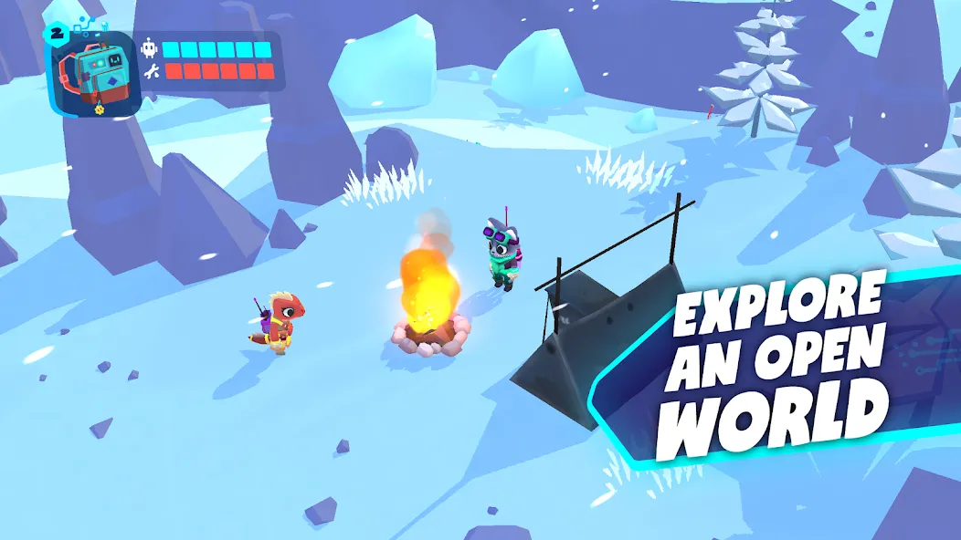 Botworld Adventure [MOD: много денег и ресурсов] (Бесплатно / APK) — скриншот 1