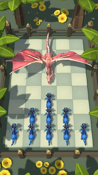 Dragon Fight - Merge Games [MOD: безлимитные деньги и усиленные драконы] (Бесплатно / APK) — скриншот 1