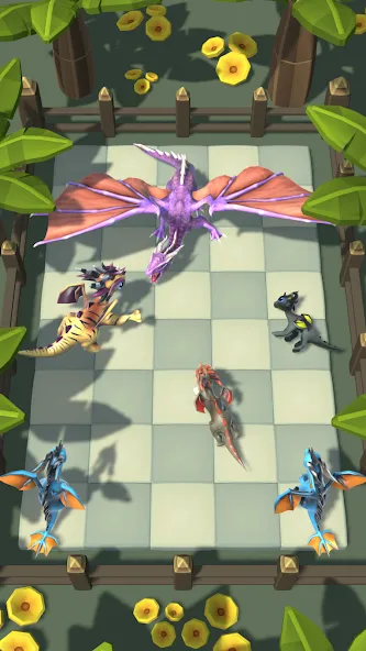 Dragon Fight - Merge Games [MOD: безлимитные деньги и усиленные драконы] (Бесплатно / APK) — скриншот 2