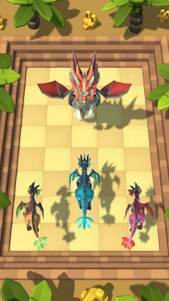Dragon Fight - Merge Games [MOD: безлимитные деньги и усиленные драконы] (Бесплатно / APK) — скриншот 3