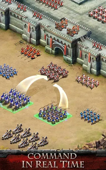 Скачать взлом Empire War: Age of hero [MOD: безлимитные ресурсы и энергия] — скриншот 2