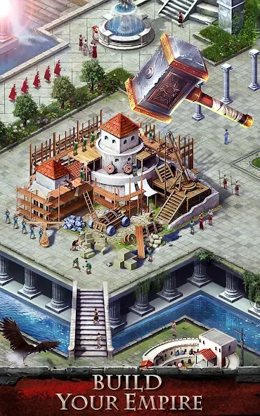 Скачать взлом Empire War: Age of hero [MOD: безлимитные ресурсы и энергия] — скриншот 3