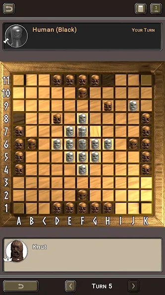 Скачать взлом Hnefatafl [MOD: без рекламы и все уровни открыты] — скриншот 1