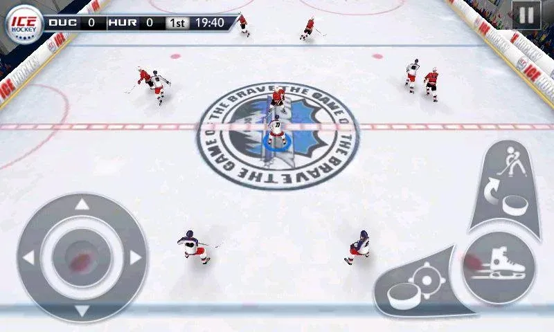 Скачать Ice Hockey 3D [MOD: безлимитные деньги и энергия] на телефон — скриншот 1