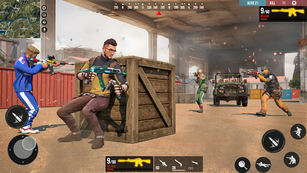 FPS Encounter Strike Offline [MOD: безлимитные деньги и оружие] последняя версия — скриншот 2