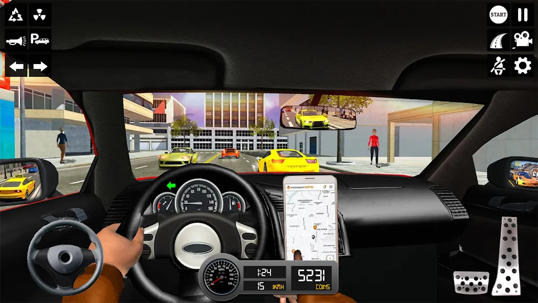 Taxi Simulator 3d Taxi Sim [MOD: безлимитные деньги и все машины открыты] (Бесплатно / APK) — скриншот 5
