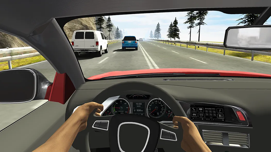 Скачать взлом Racing in Car 2 [MOD: безлимитные деньги и топливо] — скриншот 3