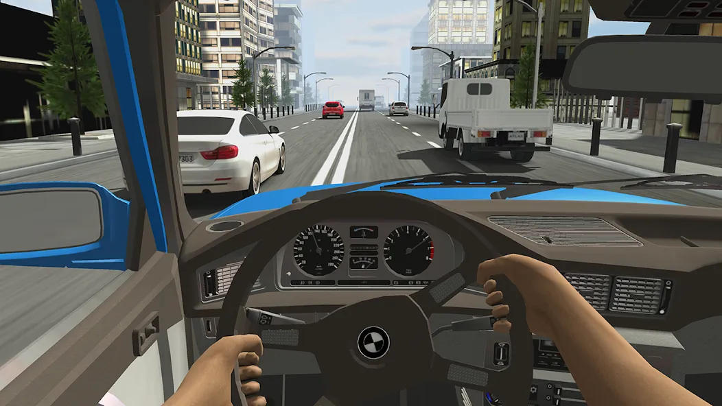 Скачать взлом Racing in Car 2 [MOD: безлимитные деньги и топливо] — скриншот 4