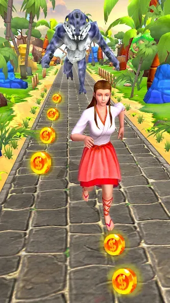 Jungle Run Temple Escape Games [MOD: безлимитные монеты и все уровни открыты] — Скачать бесплатно (APK) — скриншот 2