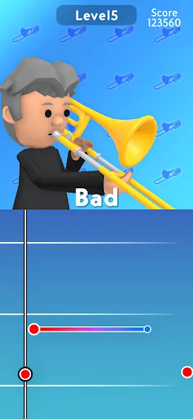 Trombone! [MOD: разблокированы все уровни] на Андроид — скриншот 2