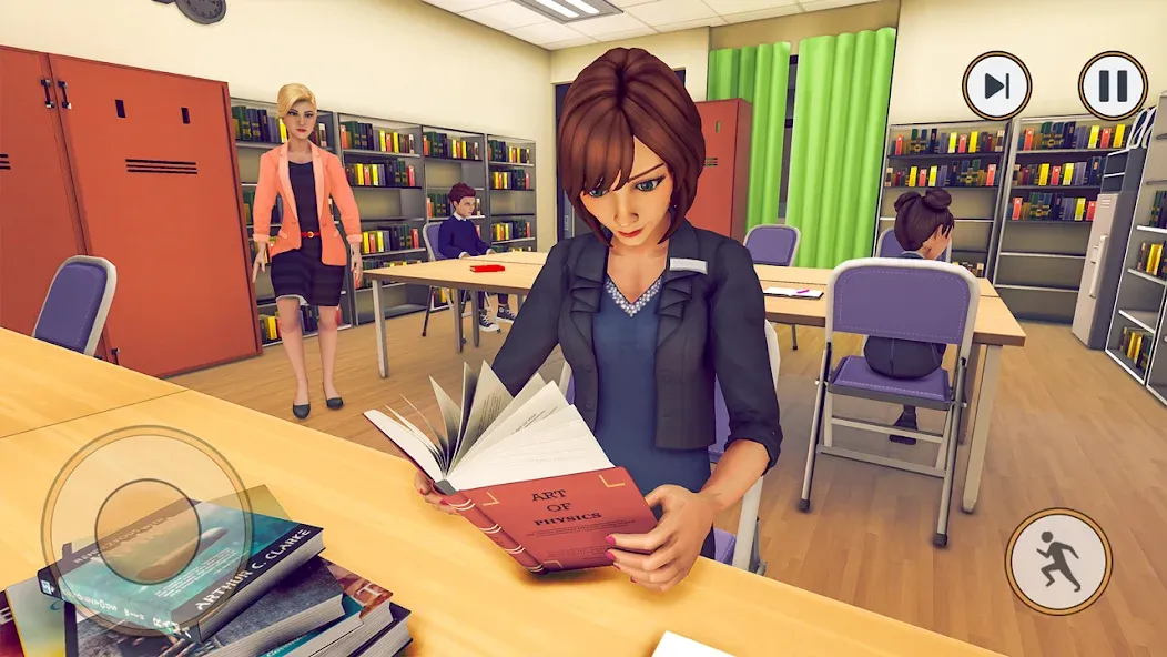 Скачать взлом High School Teacher Simulator [MOD: безлимитные деньги и все предметы открыты] — скриншот 4