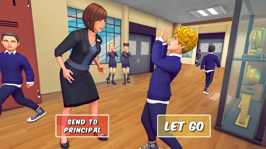 Скачать взлом High School Teacher Simulator [MOD: безлимитные деньги и все предметы открыты] — скриншот 5