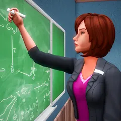 Скачать взлом High School Teacher Simulator [MOD: безлимитные деньги и все предметы открыты]
