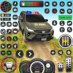 Скачать взлом Flying Prado Car Robot Game [MOD: безлимитные деньги и полёт]