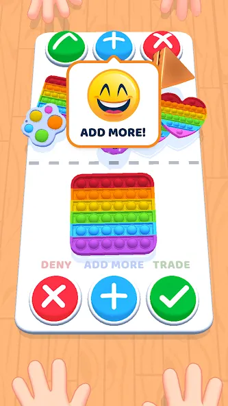 Скачать Fidget Toys Trading・Pop It 3D [MOD: безлимитные деньги и все игрушки] — скриншот 3