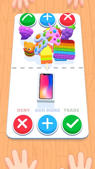 Скачать Fidget Toys Trading・Pop It 3D [MOD: безлимитные деньги и все игрушки] — скриншот 5