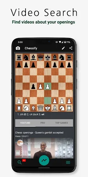 Chessify: Scan & Analyze chess [MOD: разблокированы премиум функции] на Андроид — скриншот 3