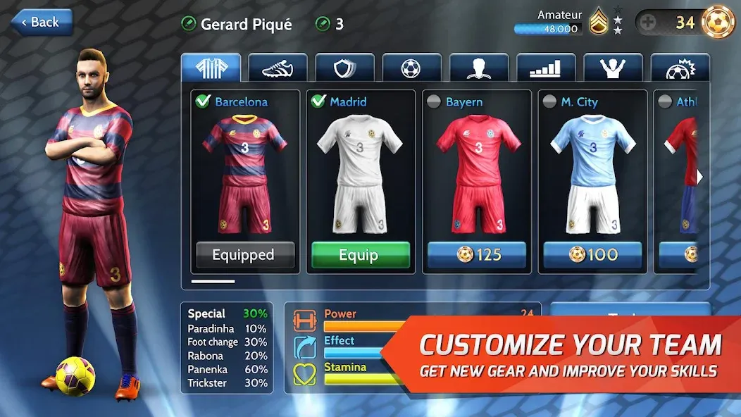 Скачать Final Kick: Online Soccer [MOD: безлимитные деньги и все команды] на телефон — скриншот 5