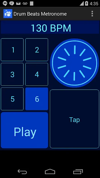 Скачать Drum Beats Metronome [MOD: точный ритм и без рекламы] на телефон — скриншот 2