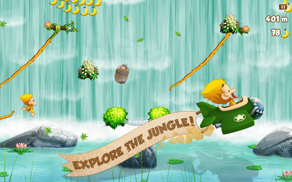 Benji Bananas [MOD: безлимитные бананы и открыты уровни] последняя версия — скриншот 4