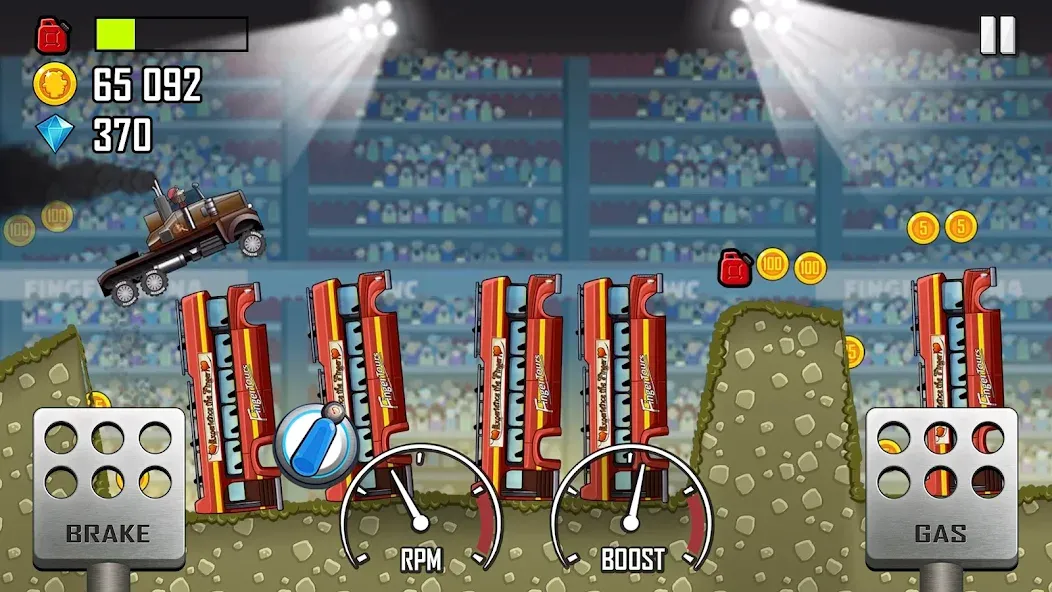 Hill Climb Racing [MOD: безлимитные деньги и топливо] последняя версия — скриншот 4