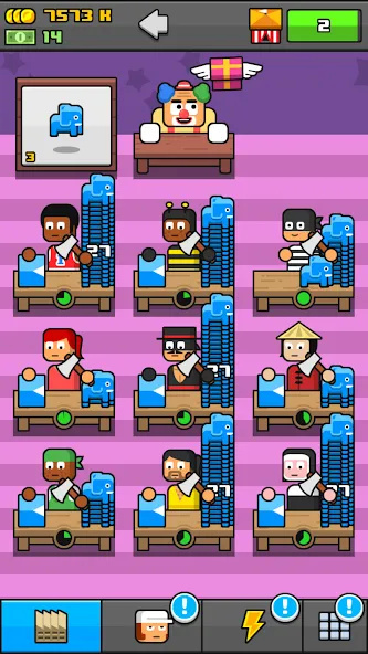 Взломанная Make More! - Idle Manager [MOD: безлимитные деньги и ресурсы] на Андроид — скриншот 2